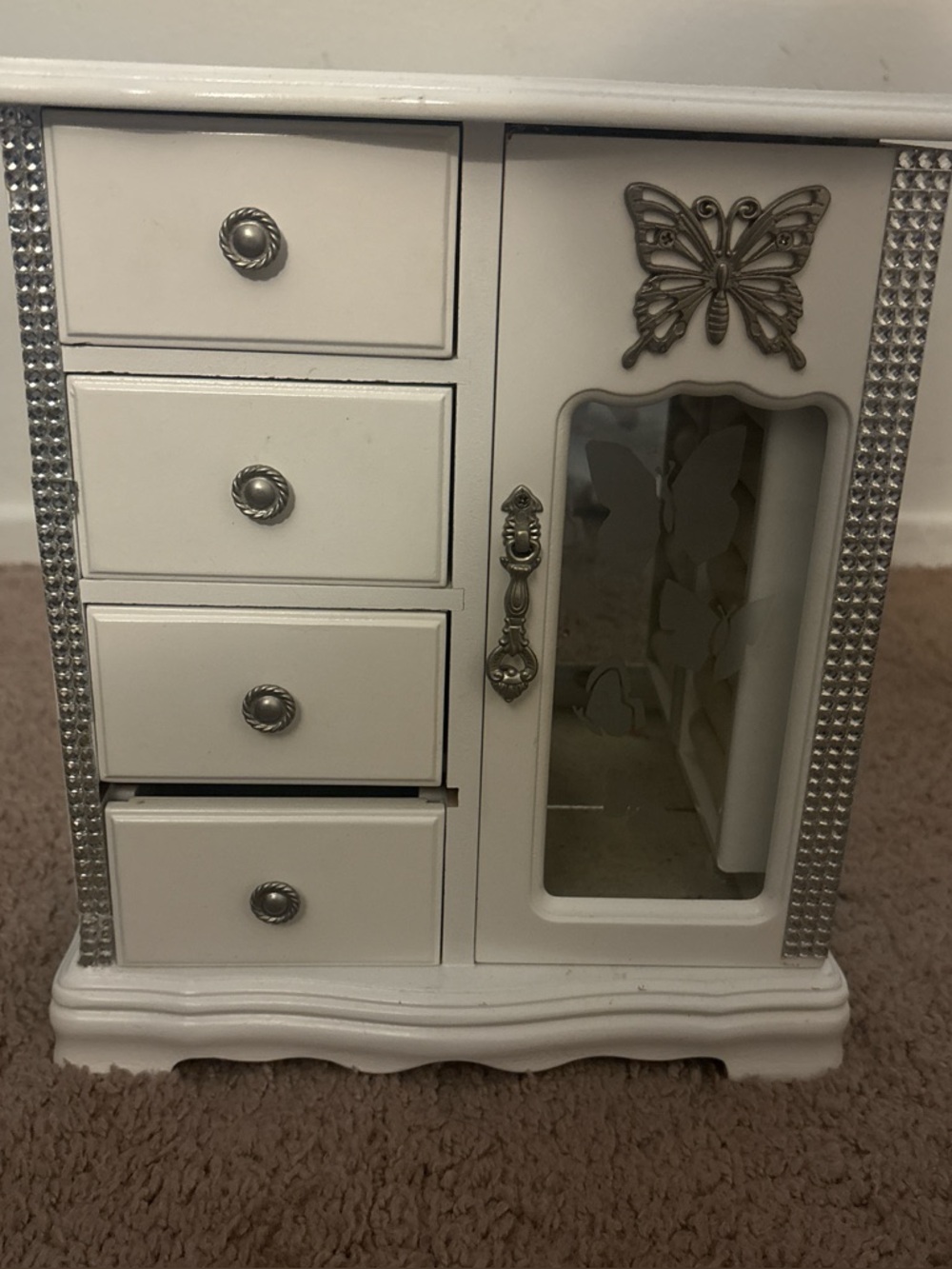 White Jewelry Box
